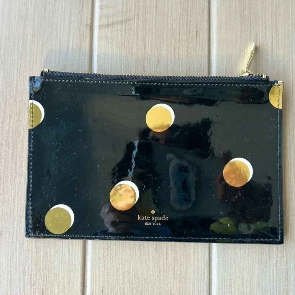 Kate Spade ♠️ Scatter Dots Pencil Pouch